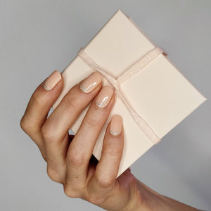 Nail Wraps | Nude With a Little Dazzle