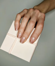 Nail Wraps | Pink Glitter Tips
