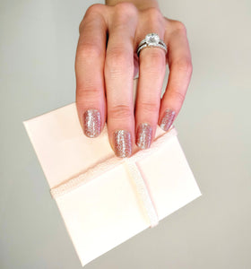 Nail Wraps | Rose Glitter