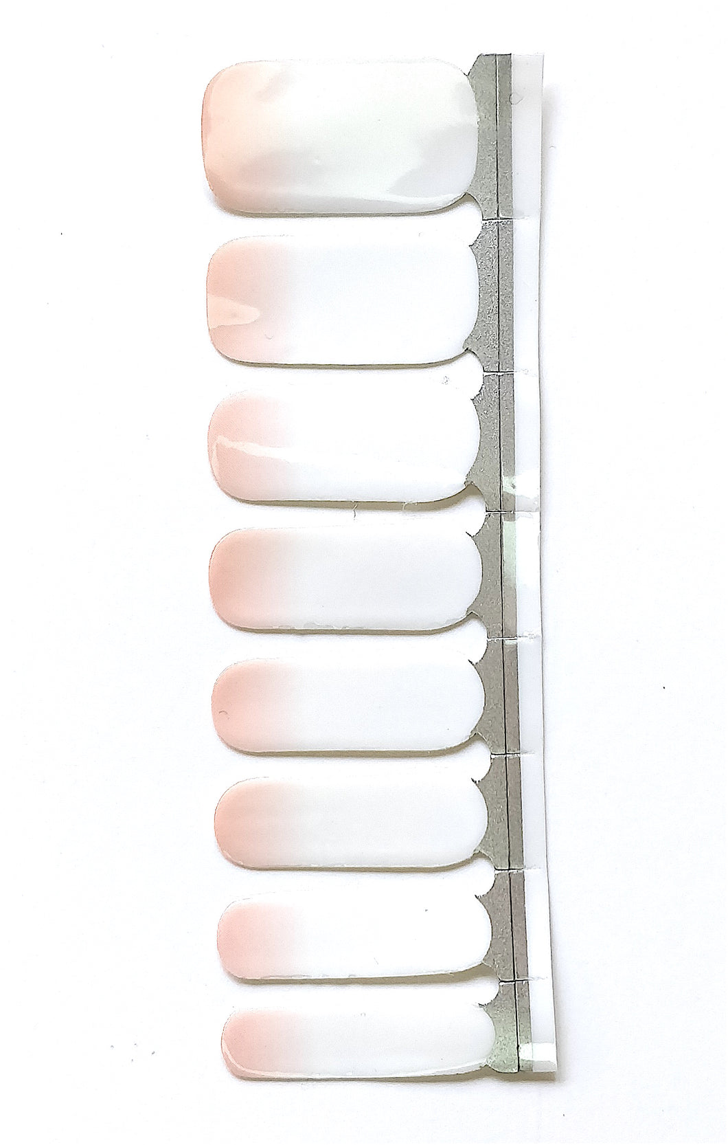 Nail Wraps | Nude to White
