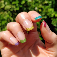 Nail Wraps | Rainbow tips