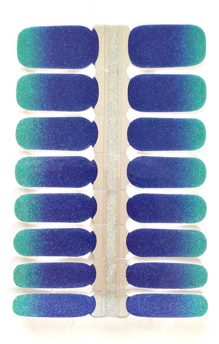 Nail Wraps | Blue Gradient