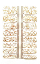 Nail Wraps | Gold Scribble