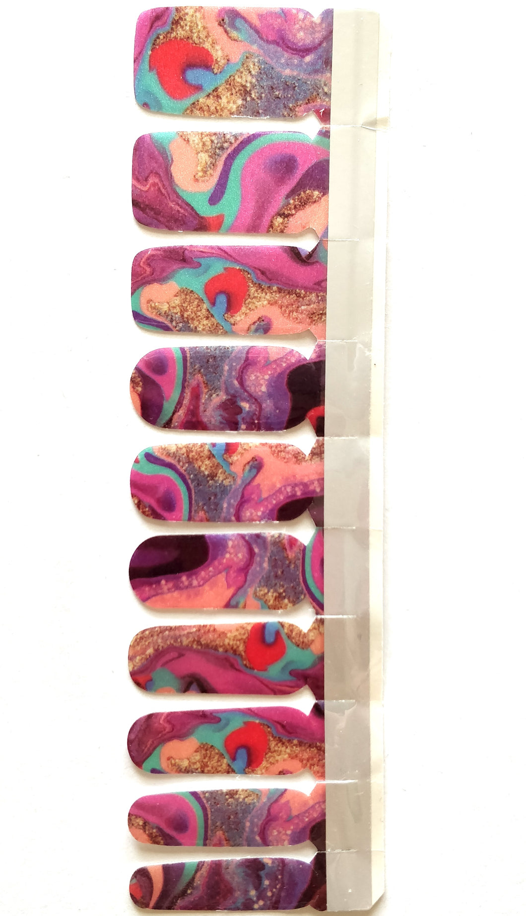Nail Wraps | Peacock Glitter