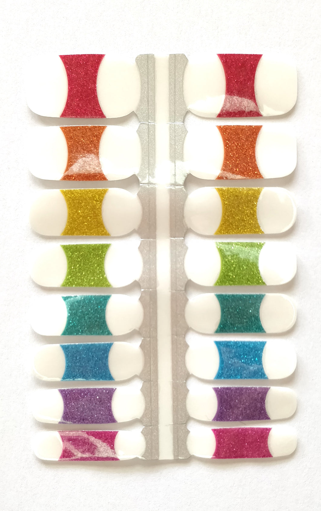 Nail Wraps | Rainbow tips