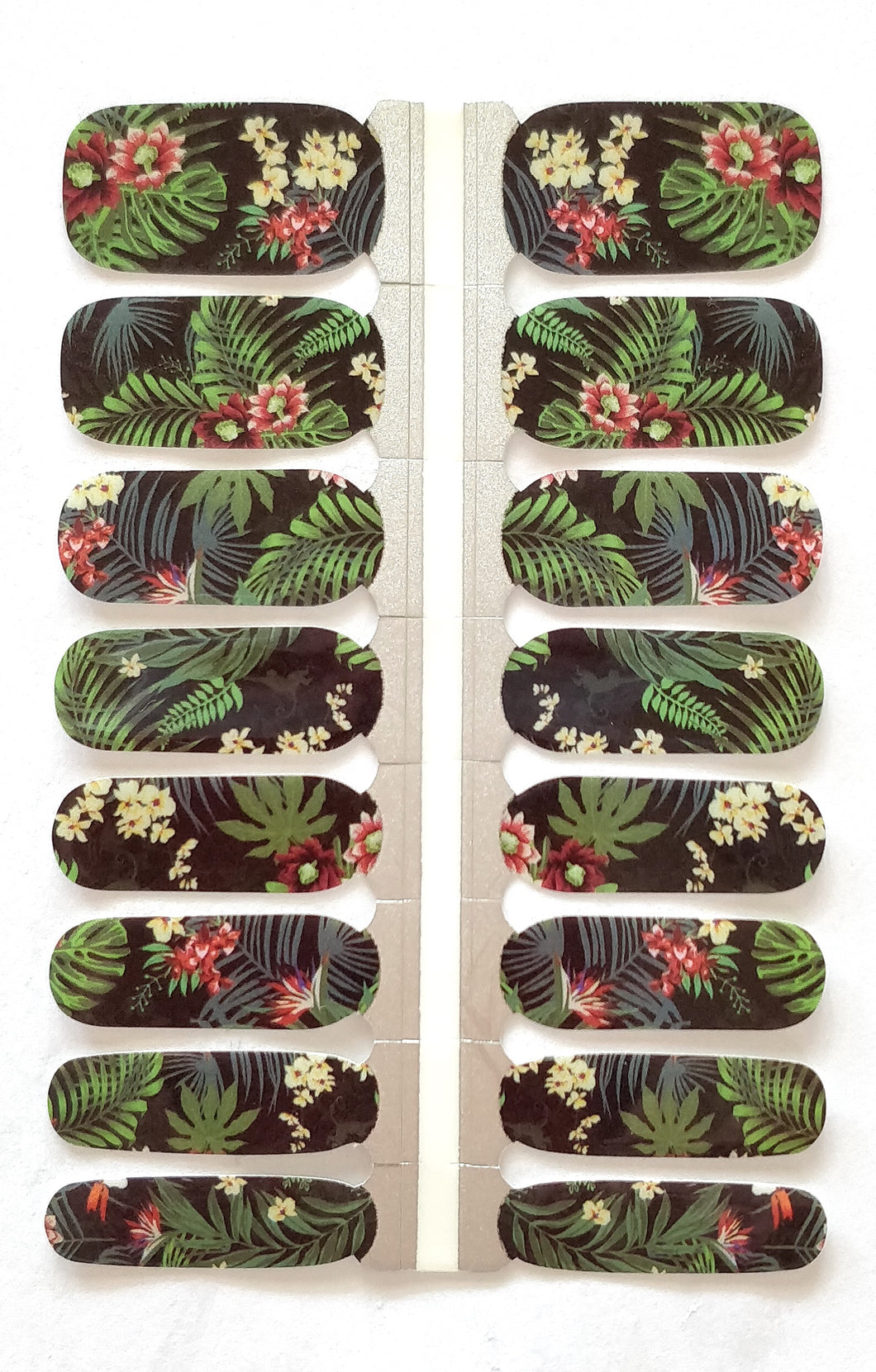 Nail Wraps | Tropical green