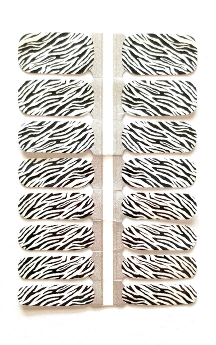 Nail Wraps | Zebra